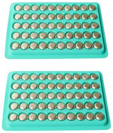 Lot de 50/100 piles bouton AG10 LR1130 1,55 V 1130 piles bouton SR1130 LR54 pour montre portable