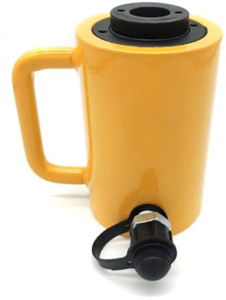 AOOUNGM Gato hidráulico de carretilla,20T Bomba de aceite hidráulica,2 pulgadas Bomba de aceite hidráulico manual elevador,Botella hidráulica de gato de pistón hueco