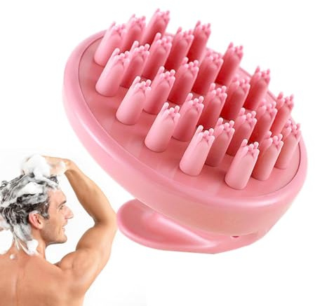 Scalp Massager Shampoo Brush, Scalp Massager Hair Washing Brush Silicone | Shampoo Brush, Wet Dry Hair Brush, Scalp Massage Brush, Shower Scalp Massager, Detangling Brush