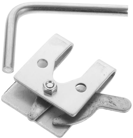 YARNOW Stainless Steel Bump Lock Double Sided Gate Latch Outdoor Gate Latch Pet Door Lock