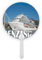 no/no Giant Luxury Cruise Ship Poster Plastic Round Handheld Fan Decorations Craft