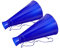 Vaguelly 2 Stk Jubelndes Horn Megaphone Für Partys Party-horn Jubelnde Requisiten Fußball Horn Spielzeug Kinder Jubeln Requisiten Trompeten Spielzeug Jubelnde Megafone Blue Plastik