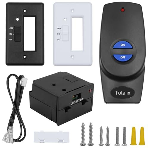 Gas Fireplace Remote Control Kit for Millivolt Valve, On/Off Fireplace Remote Control for skytech, Ambient, Majestic Fireplace and More, 3 Year Warranty