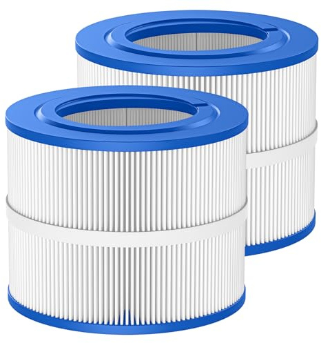 Beckacher Whirlpool- und SPA-Filter, kompatibel mit Pleatco PBF40M, Pleatco PBF40-M, Bull Frog Wellspring 30 Coreless 10-00282 Filterkartusche, 2 Stück