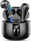 Auriculares Inalámbricos Bluetooth, Auriculares Bluetooth 5.4 HiFi Estéreo, 56H Cascos Inalambricos Bluetooth con ENC Reducción de Ruido, Pantalla LED, USB-C, Control Táctil,IP7 Impermeable Audifonos