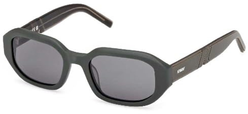 KWAY Unisex KW0010 Sonnenbrille, Matte Dark Green, 52