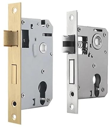 Cylindres, Porte intérieure réversible en bois, taille de porte de chambre 50, corps de serrure(D)
