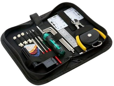 Gitarren Reparatur Set Gitarrenpflege | 25 Werkzeuge Für Übung Tournee Studio Auftritt