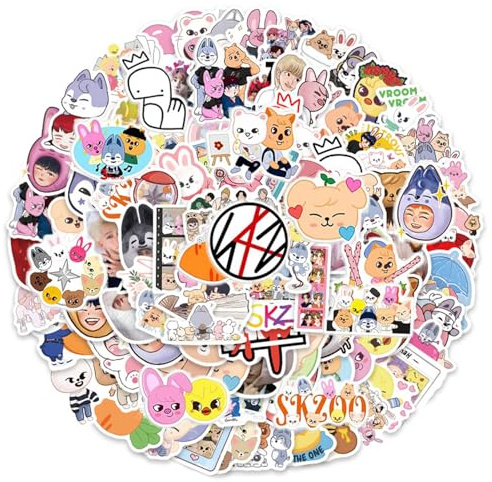 104 Stück Cartoon Aufkleber, Stray Stickers, Wasserfeste Meme Sticker für Laptop, Tagebuch, Handyhülle, Fangeschenke