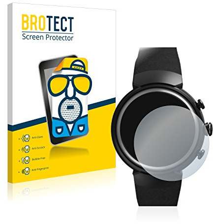 BROTECT Entspiegelungs-Schutzfolie für ASUS ZenWatch 3 1.39 (2 Stück) Matte Displayschutz-Folie, Anti-Reflex, Anti-Fingerprint