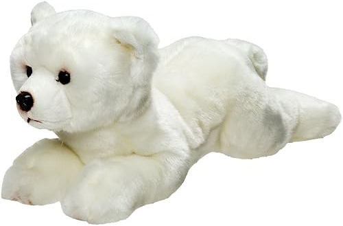 Suki Gifts 12122 Liegender Eisbär Kuscheltier, 30cm, Suki Classic, 30