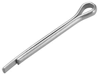 sourcing map 50Stk.3mm x 30mm verzinkter Stahl Befestigungsschlüssel