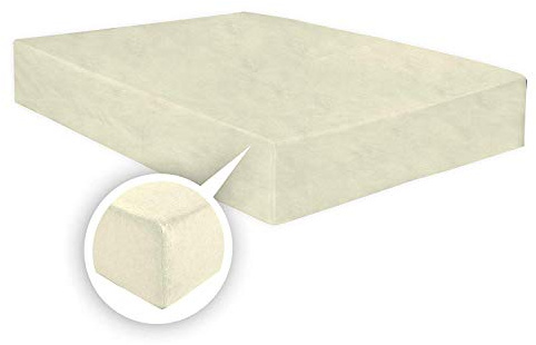 ARLINENS Thermal Flannelette Fitted Sheet 25cm 100% Brushed Soft Cotton available in 7 colours (Cream, Super king)