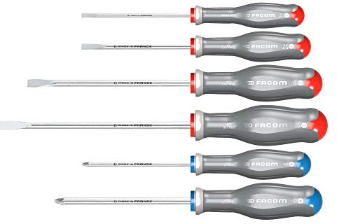 Facom ATPST.J6 PROTWIST® Stainless Steel Screwdriver for Phillips Screws and Slotted Screws