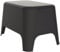 TOOMAX Table d'appoint en résine Petra 59 x 39 x (h) 36 cm, pour extérieur, Jardin, avec Couvercle de Rangement (Anthracite)
