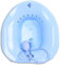 Bains Siège Enceintes-Femmes Hémorroïdes Post-partum - MissZM, Rangement Pliable Suspendu Grande Capacité Soins Privés Lavage Siège de Toilette Anti-Débordement (Bleu avec Rinçage)
