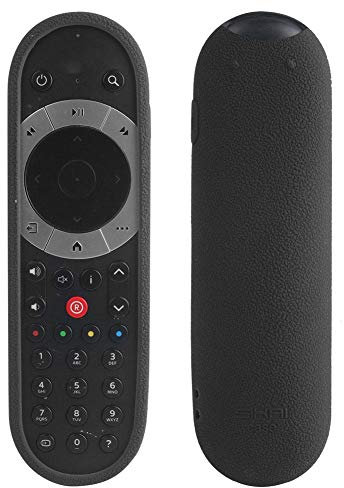 Yunir Custodia per Telecomando, Cover in Pelle con Telecomando Antiscivolo in Silicone per Q