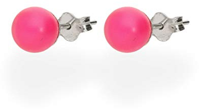 Ohrstecker Neon Ohrringe 925 Silber verziert mit Swarovski Crystal Pearls in verschiedenen Farben