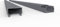 Lot de 10 goulottes de câble vissables de 10 m, 25 x 16 x 1000 mm, gris