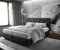 DELIFE Boxspringbett Dream-Great Mikrofaser Anthrazit Vintage 180x200 cm mit Matratze und Topper