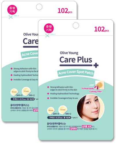 Pack Care Plus Spot Patch 102ea (insgesamt 204ea = 10 mm 144ea + 12 mm 60ea)