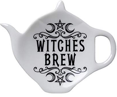 Witches Brew Tea Spoon Ceramic Rest Holder