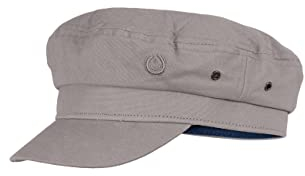 MADSea Unisex Canvas Elbsegler Schirmkappe Schirmmütze, Farbe:grau, Größe:XL