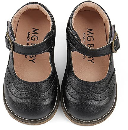 Cheerful Mario Scarpe Mary Jane Basse Bambina 1-5 Anni Ballerine Bimba Suola di Gomma Nero 23 EU