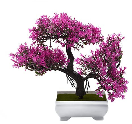 Künstlicher Bonsai-Baum, Bonsai Baum Künstlich, Bonsai Künstlich, Gefälschte Künstliche Pflanze Im Topf, Künstliche Pflanzen, Bonsai-Pflanze Für Zuhause, Büro, Hof, Dekoration, Desktop-Display