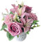 Blume Topf Bonsai Deko künstliche Blumenkopf Frühlingsblumen (A, One Size)