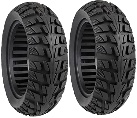 HpLive 10 Zoll Vollreifen 10x2.70-6.5 Ersatzreifen für Elektroroller 70/65-6.5 Solide Reifen, Schwerere Last, Ersatzräder für Scooter, 2 Stück