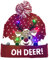 LEDbeleuchtete Weihnachtsmütze Weihnachtsmütze Weihnachten Bommelmütze Pom Pom Cap Winter Warm Strickmütze Weihnachtskappe mit 7 bunten LEDBlinklichtern für Kinder Erwachsene Weihnachten Urlaub