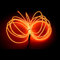 Balabaxer Linea luminosa Arancione, striscia luminosa al neon portatile del pacchetto batteria 5M, può essere tagliata a volontà, applicabile alla festa, Halloween, decorazione fai da te