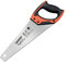 QYQRQF 14 Zoll Handsäge, Schwerlast Holzsäge mit ergonomischem Griff Rostfreie Handsäge zum Sägen Beschneiden Gartenarbeit Holz Kunststoff und Trockenbau (Orange)