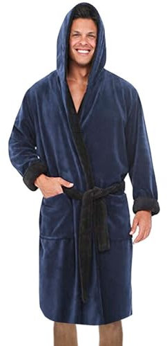 Bademantel Herren Frottee Morgenmantel Home Sauna Reisebademantel Herrenbademantel Waffelpique Frottee Bathrobe Leicht Set Bademäntel Damenbademantel Hausmantel Badeponcho Handtuchkleider Schlafanzug