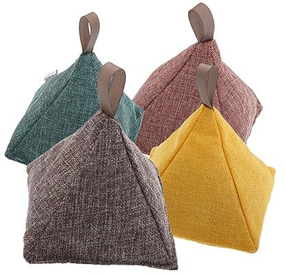 JECOMPRIS Deodorizer for Wardrobe Bamboo Charcoal Bag Odor Remover for Car New House Freshener Pyramid Burlap Charcoal Pouch Air Moisture Absorbers