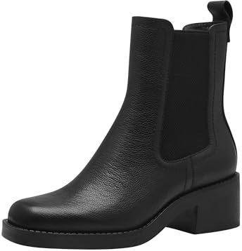 Tamaris Damen Klassische Ballerinas, Frauen Flats,TOUCHit-Fußbett,Slip-ons,klassisch elegant,Ballerinen,Pumps,Halbschuhe,Slipper,Black Leather,40 EU