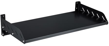 AVSMGP Etagere Micro Onde Noir Support De Rangement Multifonction Étagère De Four À Micro-Ondes en Acier Inoxydable avec 5 Crochets Capacité Portante 50Kg,60 * 35cm