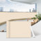 Sunnylaxx Balkon Sichtschutz 90x400cm Balkonumspannung,Balkonabdeckung,Balkonverkleidung 100% wasserdichtes,Wind-und UV-Schutz Khaki