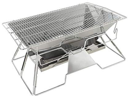 Griglia a carbonella, portatile, resistente, mini barbecue per la casa, adatta per campeggio e picnic