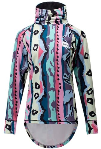 Eivy Damen Icecold Gaiter Top T-Shirt, Retro Inka, S EU