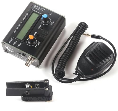 5 W usDX SDR QRP-Transceiver QCX-SSB zu SSB 3-Band Alle Modus Hohe Frequenz Transceiver mit Handheld Mikrofon