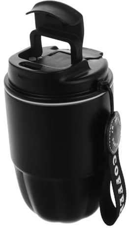 PRETYZOOM Taza De Viaje De Acero Inoxidable 320ml Vaso Térmico Isotonico con Tapa
