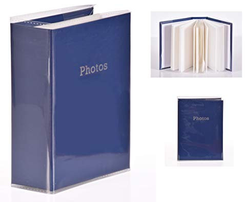 6'' x 4'' Slipin Photo Album Holds 120 Photos Photography Storage (Blue)