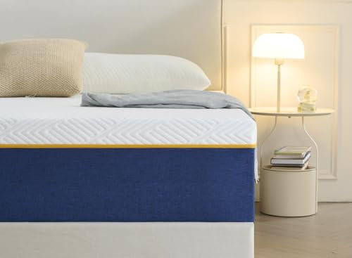 Yocreat Schaumstoffmatratze 120x200 cm, Härtegrad H3 - Ergonomische 7-Zonen-Matratze mit abnehmbarem Stoffbezug, Matratze 120x200 (Höhe 18 cm, mittelfest) für optimalen Schlafkomfort