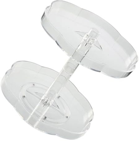 Cabilock 1Stk drehbares Würze Platten Stand Lagerkorb aus Draht für schmink cosmetic storage box schminke organizer Badezimmerregal Lagerregal p.s Transparent