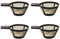 4 Cestino Filtro Riutilizzabile Da Caffè 3~4 Tazze Per Più Caffettiere