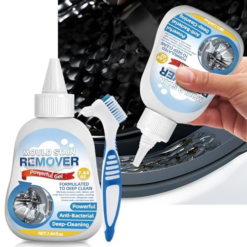 Inpumo Mould Remover, 8 fl oz Multi-Surface Household Mould and Mildew Remover, Heavy Duty Stain Cleaner for Washing Machine Seals, Fridge Gaskets, Tile Grout, Sink, and Bathroom Use