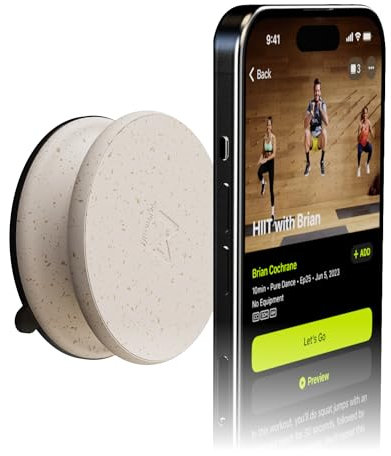 MirrorPlay porta cellulare magnetico a vuoto – Elegante supporto telefono padel per fitness, yoga, danza, viaggi e creatori – Compatibile MagSafe, iPhone, Android