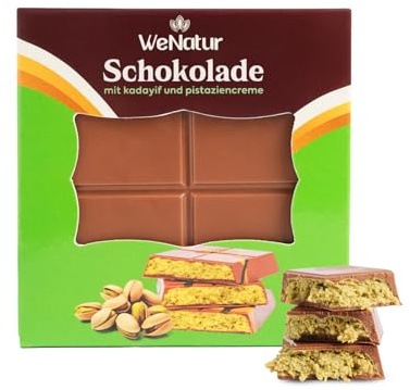 WeNatur Dubai Style Schokolade 100 gr - Dubai style schokolade pistaziencreme